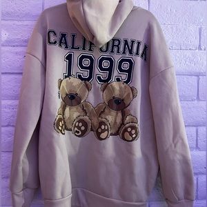 Birch and stone, Large, hoodie